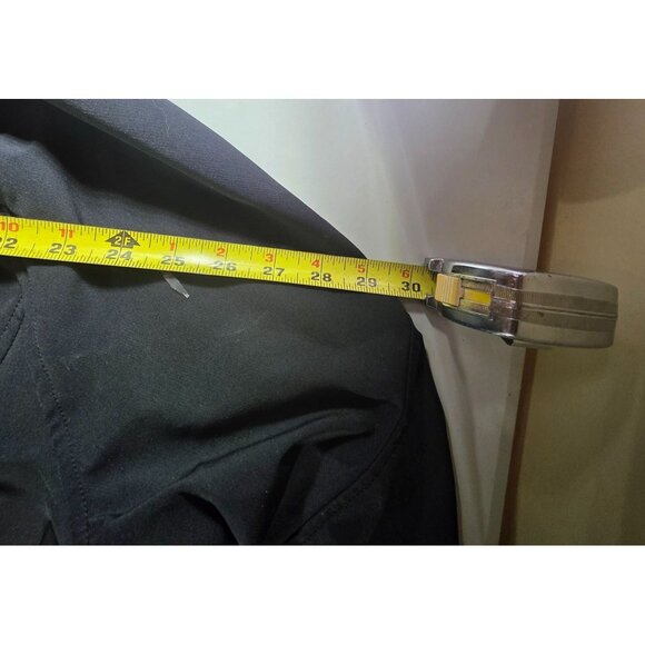 L.L.Bean Womens XL Black Hooded Jacket Polyester Spandex Lightweight Zip Closure - Picture 5 of 7